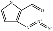 3-azidothiophene-2-carbaldehyde 结构式