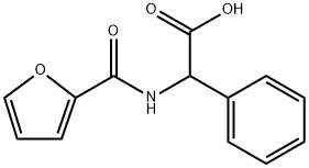 2-(呋喃-2-基甲酰胺基)-2-苯乙酸 结构式