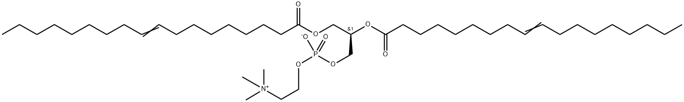 [O-[1-O,2-O-Bis(9-octadecenoyl)-L-glycero-3-phospho]choline]anion