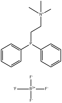 2-(二苯基膦基)-N,N,N-三甲基乙铵四氟硼酸盐 结构式