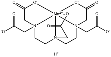 Manganate(3-), [N,N-bis[2-[[(carboxy-kO)Methyl](carboxyMethyl)aMino-kN]ethyl]glycinato(5-)-kN,kO]-, hydrogen (1:3) 结构式