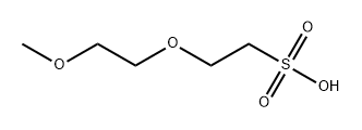甲基-二聚乙二醇-磺酸 结构式