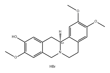 Corytenchine hydrobromide 结构式