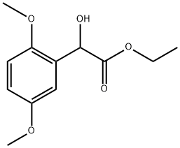 Benzeneacetic acid, α-hydroxy-2,5-dimethoxy-, ethyl ester 结构式