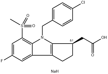 MK 0524 sodium salt 结构式