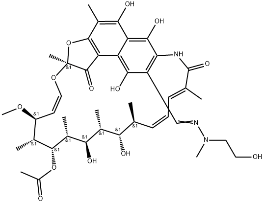Rifamycin AF-K43033 结构式