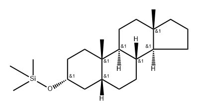 (5β-Androstan-3α-yloxy)trimethylsilane 结构式