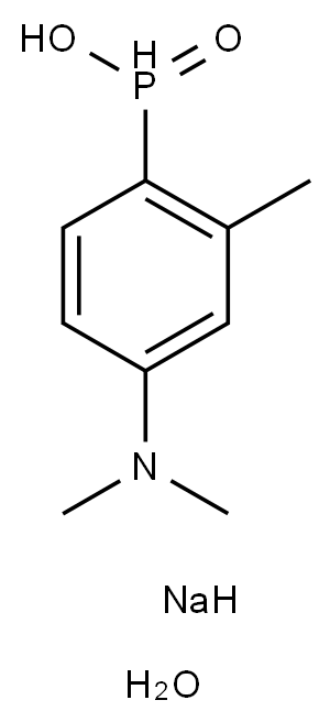 托定磷钠三水合物 结构式