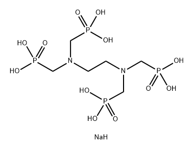 octasodium [ethylenebis[nitrilobis(methylene)]tetrakisphosphonate 结构式