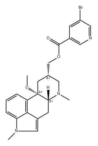 尼麦角林杂质Ⅶ(EP杂质F) 结构式