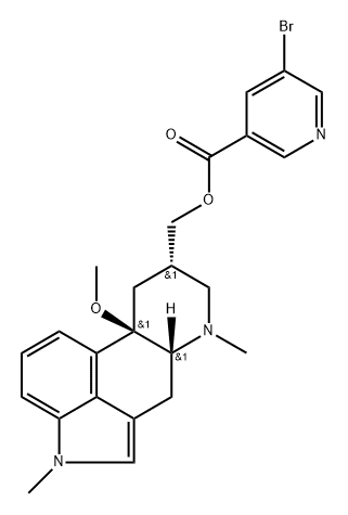 尼麦角林杂质18(RSR) 结构式