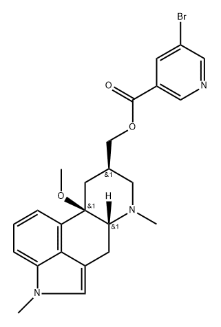 尼麦角林杂质17(RRR) 结构式