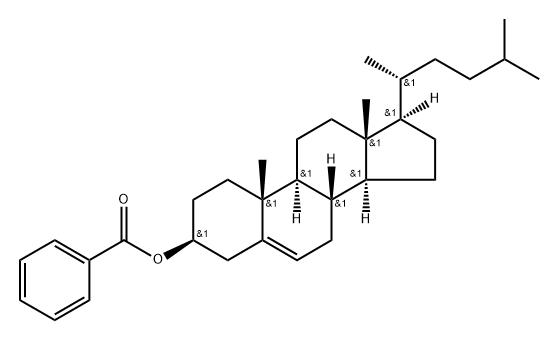 26,27-Dinorergost-5-en-3β-ol benzoate 结构式