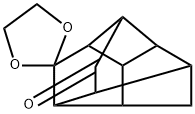 螺[1,3-二氧戊环-2,8'-五环[5.4.0.0^{2,6}.0^{3,10}.0^{5,9}]十一烷]-11'-酮 结构式