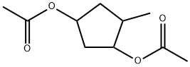 1,3-Cyclopentanediol,4-methyl-,diacetate,(1-alpha-,3-bta-,4-alpha-)-(9CI) 结构式