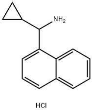 环丙基(萘-1-基)甲胺盐酸盐 结构式