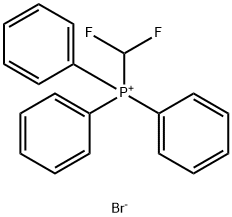 (二氟甲基)三苯基溴化鏻 结构式