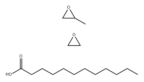 Oxirane, 2-methyl-, polymer with oxirane, monododecanoate 结构式