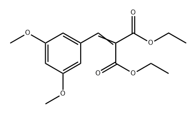 diethyl 2-(3,5-dimethoxybenzylidene)malonate 结构式