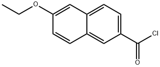 6-Ethoxy-2-naphthalenecarbonyl chloride 结构式