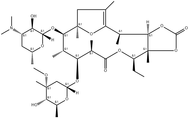 红霉素杂质 9 结构式