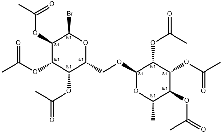 β-Hexaacetylrutinose Bromide 结构式
