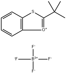 1,3-Benzoxathiol-1-ium, 2-(1,1-dimethylethyl)-, tetrafluoroborate(1-) (1:1) 结构式