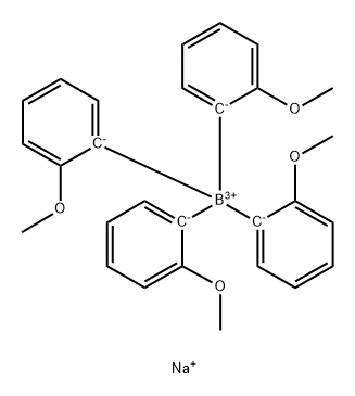 Borate(1-), tetrakis(2-Methoxyphenyl)-, sodiuM(9CI) 结构式