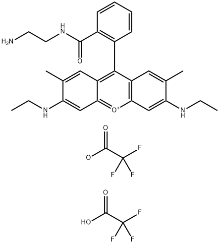 RhodaMine 6G ethylenediaMine aMide bis (trifluoroacetate) 结构式