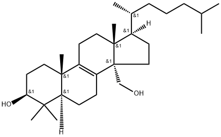 32-hydroxy-24,25-dihydrolanosterol 结构式