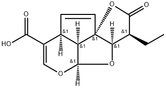 BETA-二氢鸡蛋花素酸 结构式