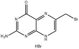 2-AMINO-6-BROMOMETHYL-4(1H)-PTERIDINONE HYDROBROMIDE 结构式