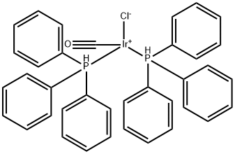 (SP-4-2)-Carbonylchlorobis(triphenylphosphine)iridium 结构式