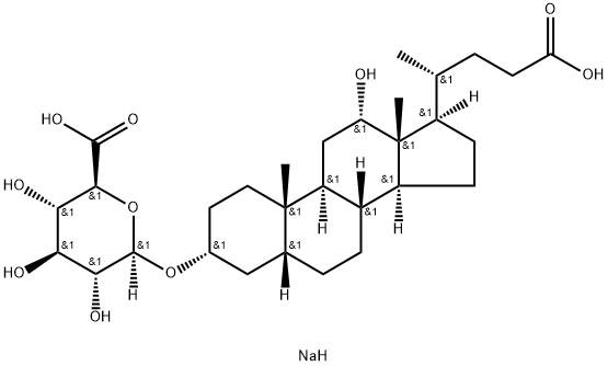 Deoxycholic Acid 3-O-β-D-Glucuronide Disodium Salt 结构式