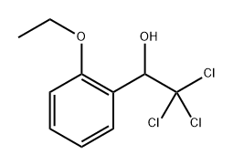 2,2,2-Trichloro-1-(2-ethoxyphenyl)ethanol 结构式