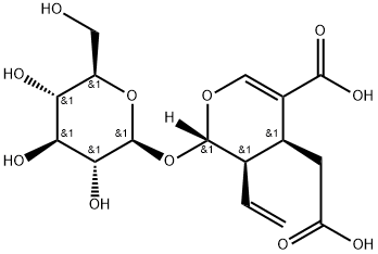 四乙酰开联番木鳖苷 结构式