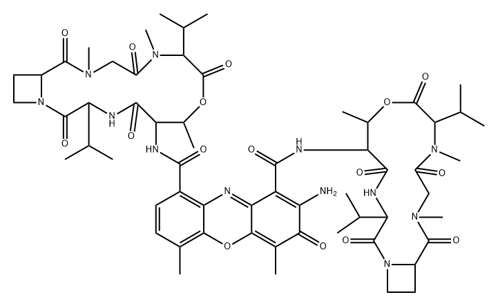 阿托霉素 II 结构式