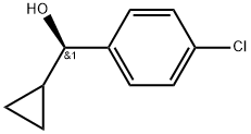 Benzenemethanol, 4-chloro-α-cyclopropyl-, (αR)- 结构式