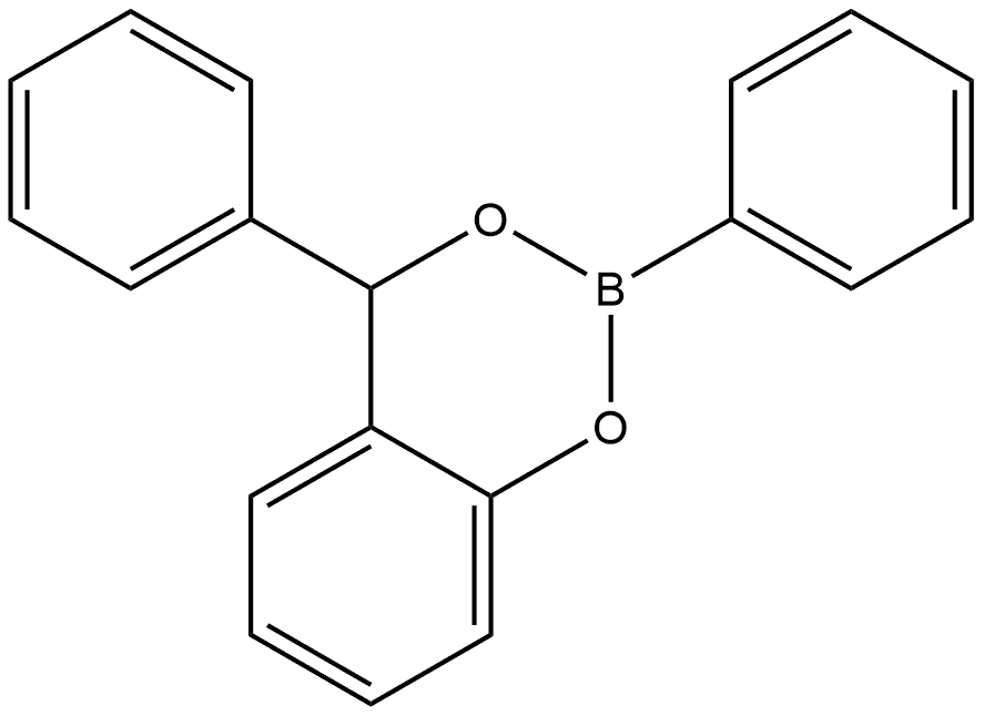 4H-1,3,2-Benzodioxaborin, 2,4-diphenyl- 结构式