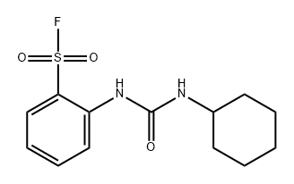 2-(环己基氨基氨基)苯磺酰氟 结构式