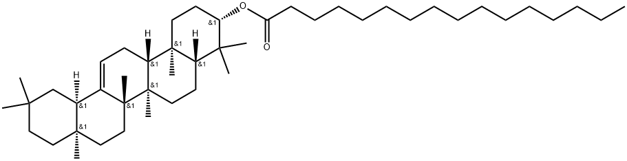 软脂酸-Β-香树精酯 结构式