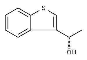Benzo[b]thiophene-3-methanol, α-methyl-, (αS)- 结构式