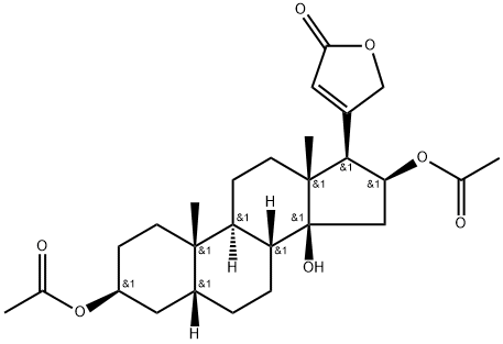 gitoxigenin 3,16-diacetate 结构式