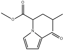 1H-Pyrrole-1-acetic acid, 2-formyl-α-(2-methylpropyl)-, methyl ester 结构式