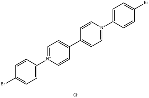 1,1'-双(4-溴苯基)-[4,4'-联吡啶]-1,1'-二鎓氯化物 结构式