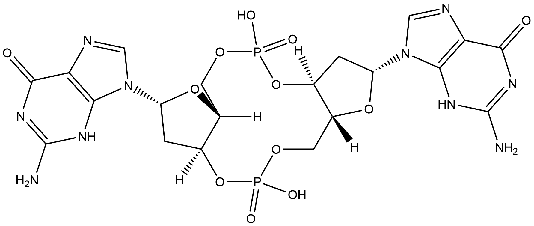 2',2''-Di-c-didGMP 结构式