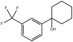 1-3-(三氟甲基)苯基)环己醇 结构式