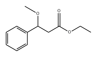 ethyl 3-methoxy-3-phenylpropanoate 结构式