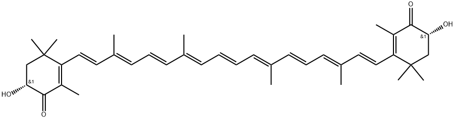 (R,R)-虾青素 结构式