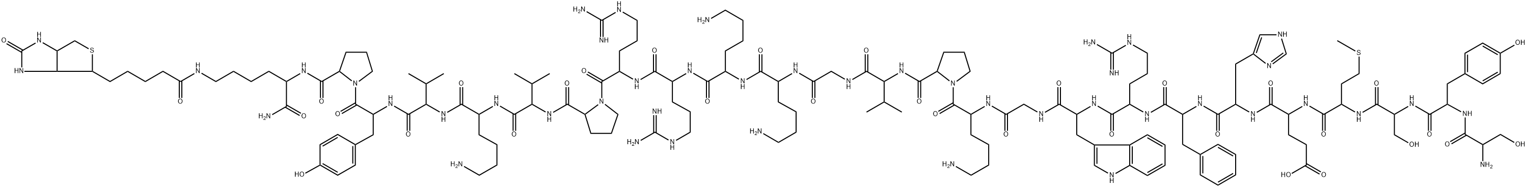 ACTH, biotinyl- 结构式